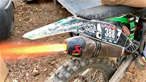 Akrapovic REV LIMITER RAW Sound CompilationOn FireKTM SXF 250 Enduro