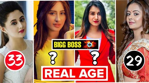 Bigg Boss 13 Contestants Age Real Age Of Bigg Boss Season 13 Contestants Youtube