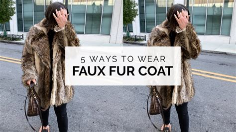 How To Wear Faux Fur Coat Atelier Yuwa Ciao Jp