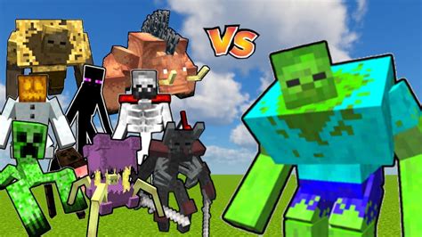 Mutant Zombie Vs Mutants In Minecraft YouTube