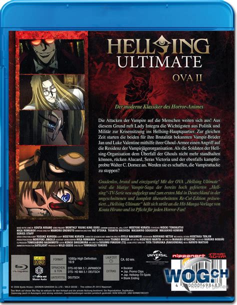 Hellsing Ultimate Ova Blu Ray Anime Blu Ray World Of Games