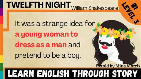 Learn English Through Story Twelfth Night By William Shakespeare⭐