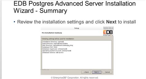 Module 3 EDB Postgres Advanced Server Installation Postgres