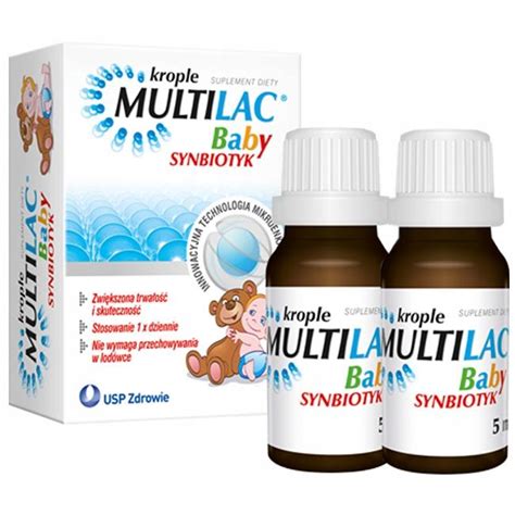 Multilac Baby Synbiotyk Krople Dla Dzieci X Ml