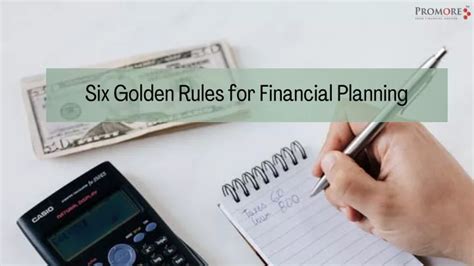 Ppt Six Golden Rules For Financial Planning Powerpoint Presentation