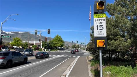 The City Of Reno Enhances Safety Measures With New Flashing Signs Near