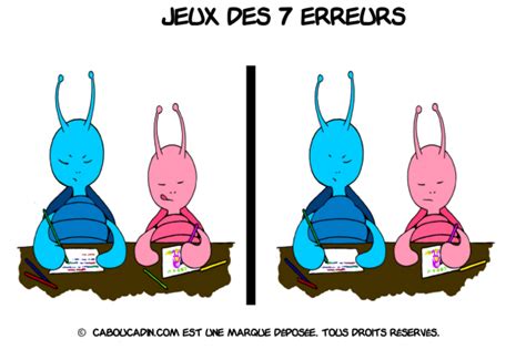 Jeux Des Erreurs Imprimer Caboucadin