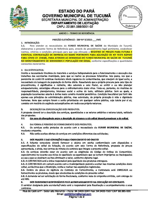 13 Termo De Referencia Justificativa Ass Ass Prefeitura Municipal