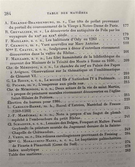 Bulletin de la société nationale des antiquaires de France 1985 1986