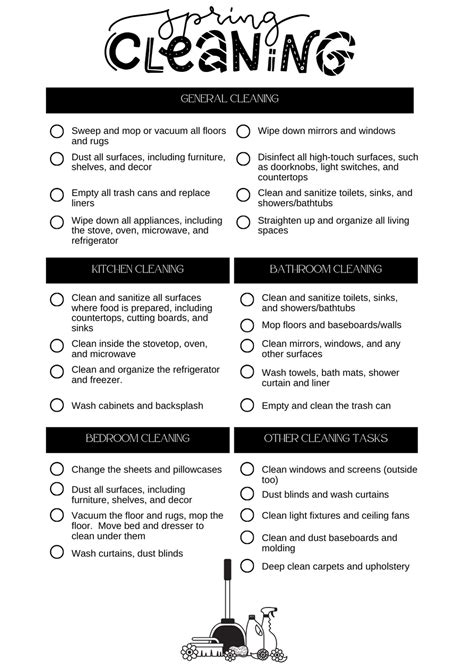 Top 7 Spring Cleaning Tips With Free Spring Cleaning Checklist Printable