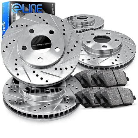 R1 Concepts Front Rear Brakes And Rotors Kit Front Rear Brake Pads