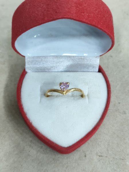 Jual Cincin Mata Pink Love Gram Emas Muda Di Lapak Pj Jewellery