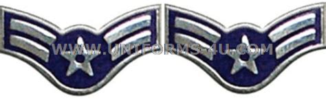 Usaf E 3 Airman First Class Metal Chevrons