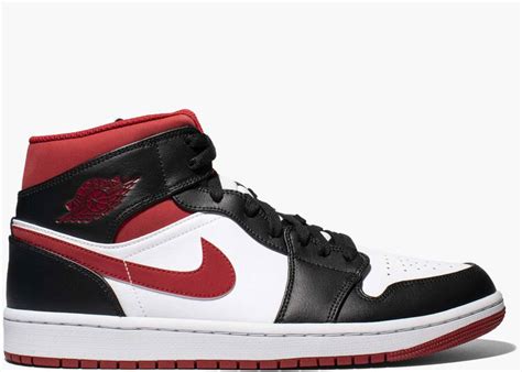 Nike Air Jordan 1 Mid Gym Red Black White Hype Clothinga