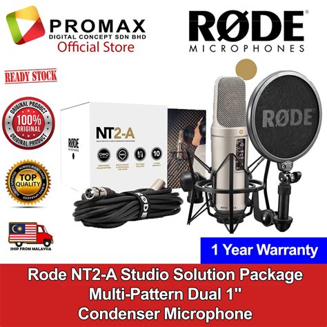 Rode Nt A Studio Solution Package Multi Pattern Dual Condenser