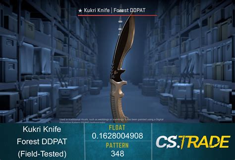 Kukri Knife Forest Ddpat Cs Skin