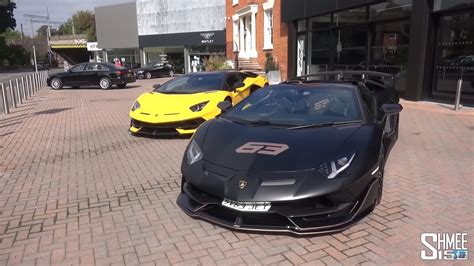 First Aventador Svj 63 Roadster Hooks Up With Svj Coupe Tunnel Madness