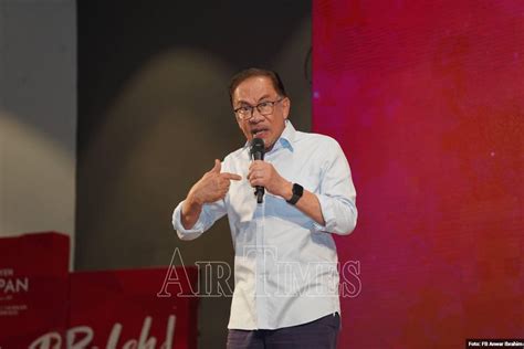 Air Times News NetworkPRU15 Anwar Umum Tanding Parlimen Tambun