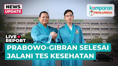 LIVE Konferensi Pers Prabowo Gibran Usai Jalani Tes Kesehatan YouTube