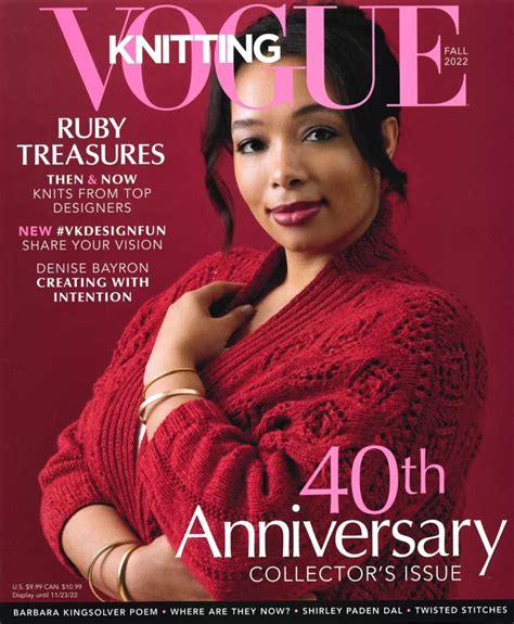 Buy Vogue Knitting Magazine Fall Ruby Treasures Th