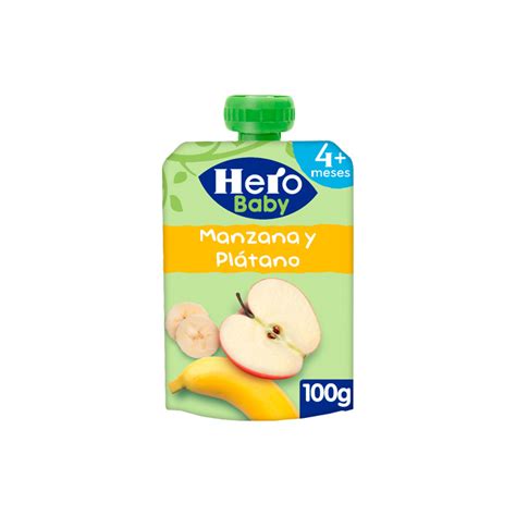 Hero Baby Bolsita Manzana y Plátano 100g