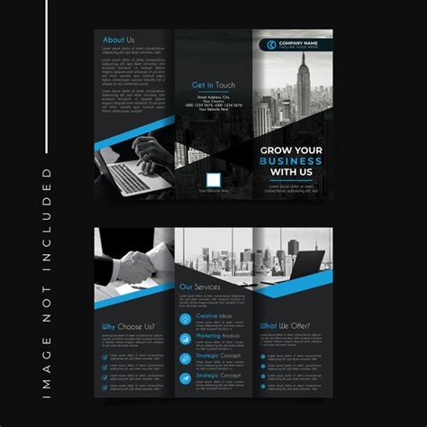 Premium Vector Professional And Creative Corporate Business Trifold