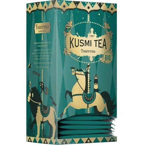 Kusmi Tea Th Tsarevna Bio Etui De Sachets Surenvelopp S