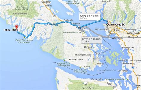 Tofino Map Vancouver Island Map Of Tofino Vancouver Island British