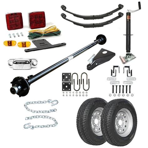 2000 Lb Tk Single Axle Trailer Parts Kit Trailer Parts Outlet