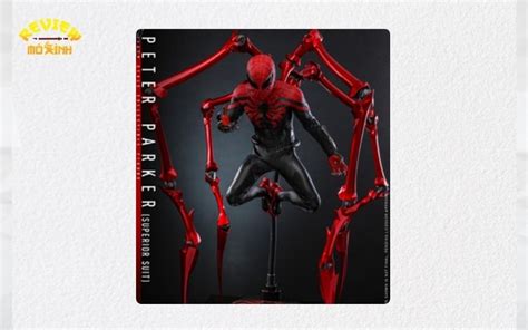 Review chi tiết về mô hình Spider Man Hot Toys Superior Suit Review Mô Hình