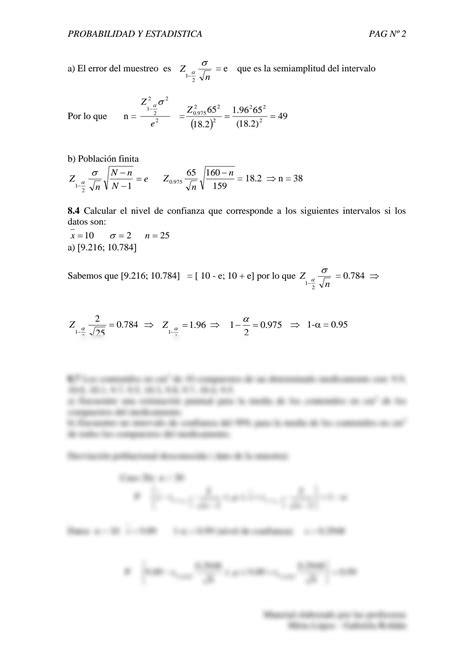 Solution Ejercicios Resueltos Estimaci N De Parametros Studypool