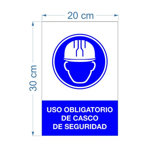 Uso Obligatorio de Casco de Seguridad Carteles y Más