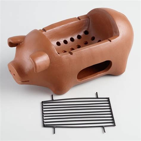 Terracotta Pig Grill Terracotta Ceramic Kitchen Pig