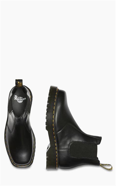 Dr Martens Bex Squared Toe Leather Chelsea Boots Black Cultizm