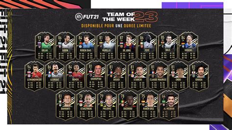 Totw Sur Fut L Quipe De La Semaine De Fifa Breakflip