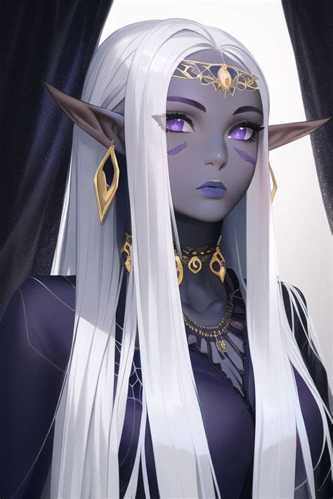 Proud Dark Elf Female By Schaelyn On Deviantart