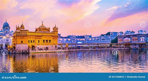 Celebration of Gurupurab in Golden Temple Amritsar and Diwali Fireworks Stock Image - Image of ...