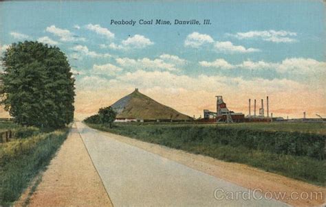 Peabody Coal Mine Danville Il Postcard