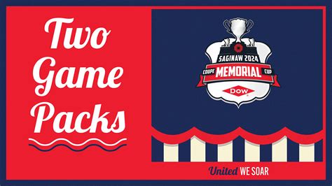 Two Game Ticket Packages Now On Sale For 2024 Memorial Cup Presented By