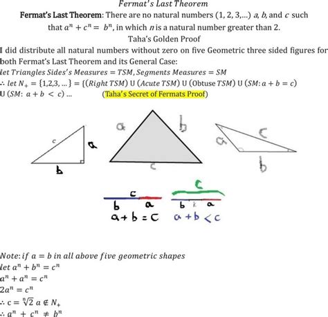 Fermat S Last Theorem Mathematics Cambridge Open Engage