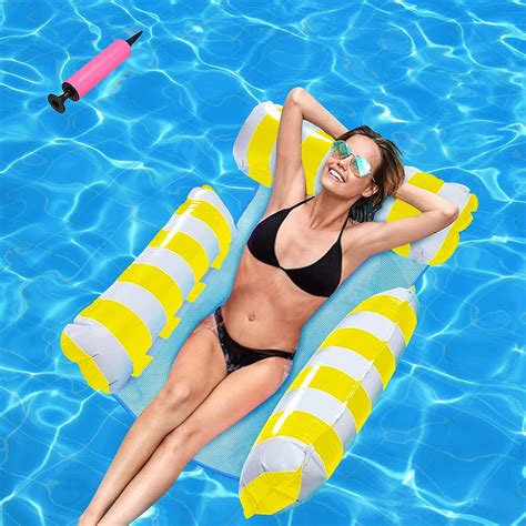 En Multiusos Tumbona Flotante Flotante Plegable Para Piscina Sal N