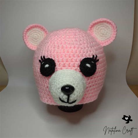 Bear Hat Crochet Pattern Free Natalina Craft