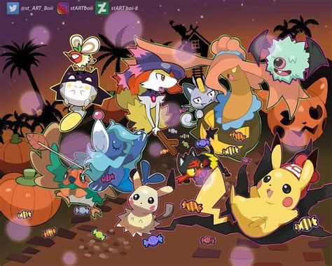 Pokemon Halloween Wallpapers - Top Free Pokemon Halloween Backgrounds - WallpaperAccess