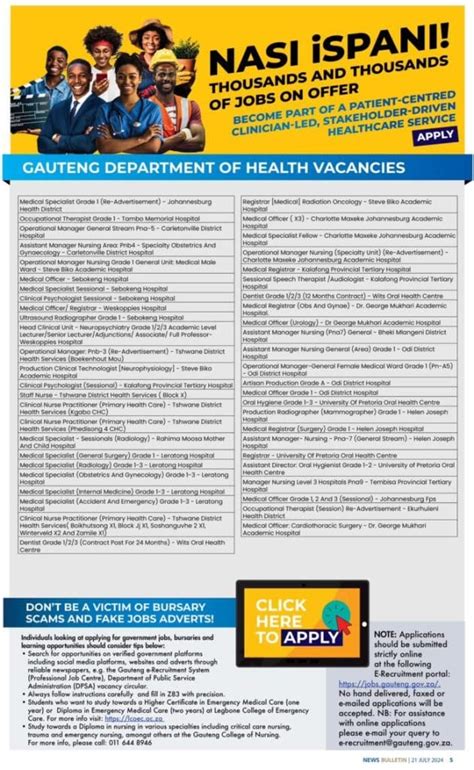 Gauteng Nasi Ispani Department Of Economic Development Internship