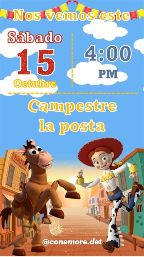 V Deo Invitaci N Jessie Toy Story Invitaci N Digital Toy Story