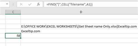 How To Get Sheet Name Of Worksheet In Excel