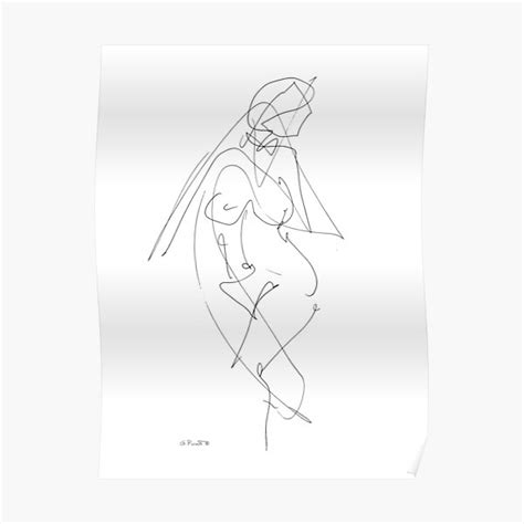 Nude Woman Drawing Poster For Sale By Gordon Punt Redbubble