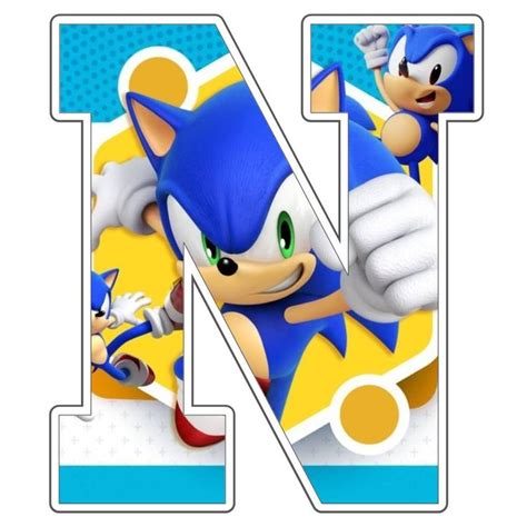 Alfabeto De Sonic Sonic Birthday Parties Sonic Birthday Sonic