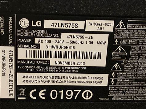 Lg Tv Led Na S Iastky Elektro Darujem Za Odvoz