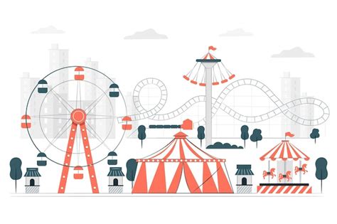 Amusement Park Vector